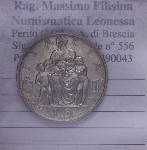 Veiii lire argento - veiii, 5