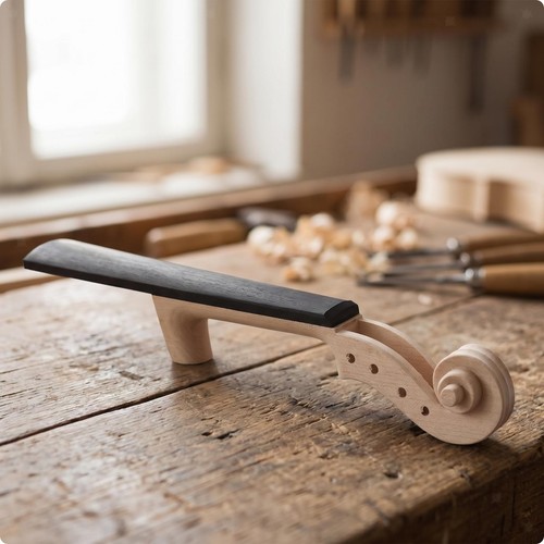 Manico violino con - di, tastiera