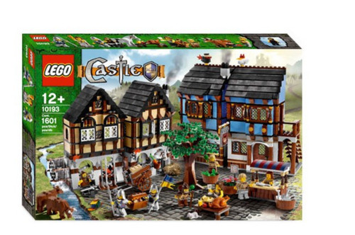 Lego 10193 villaggio mercato - lego,