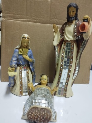 Presepe natività resina 3 - natività, in