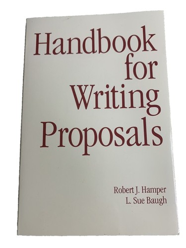 Handbook for writing proposals - handbook,