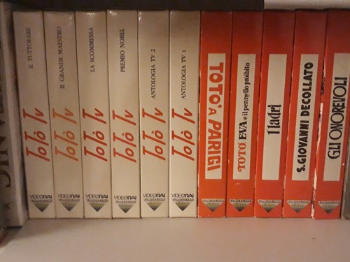 Lotto videocassette totò - lotto,