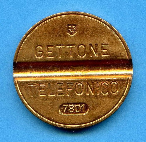 Gettone telefonico come nuovo - telefonico,