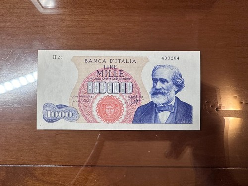 Banconota lire 1000 verdi - banconota,