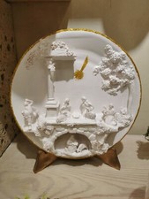 Presepe piatto ceramica