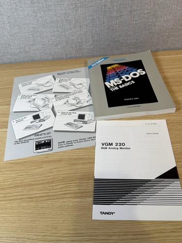 Lotto manuale vintage tandy - vintage,