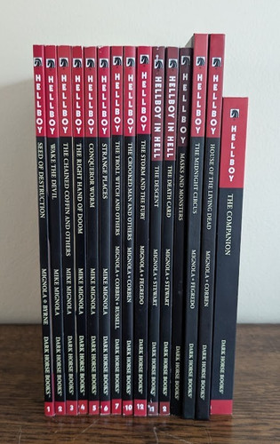 Lotto volumi hellboy di - lotto, 15