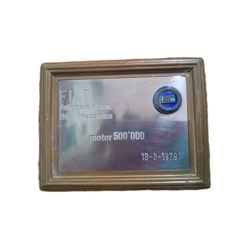 Targa commemorativa fiat - targa,