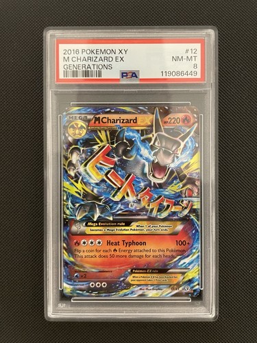 Mega charizard 83 psa - ex, 12/83