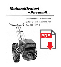 PASQUALI 900 Manuale uso