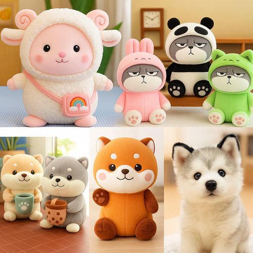 Lotto peluche simpatici