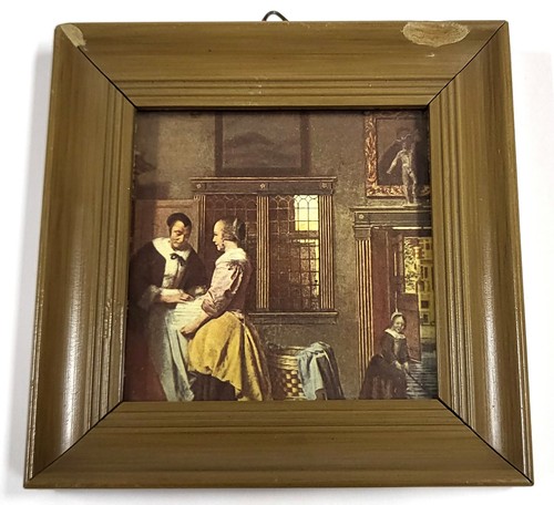 Vintage con cornice - con, olandese