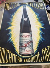 Vecchia Pubblicità Moscato Di Pantelleria Boccanera- Brignone & Natoli E. Mirzan