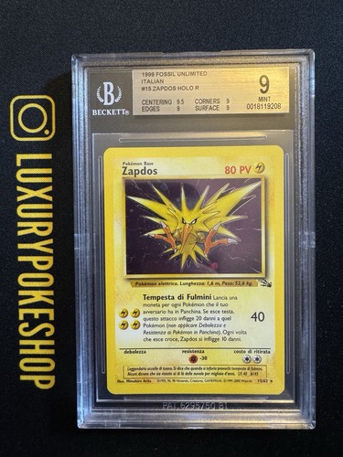 Carta card pokemon zapdos - carta,