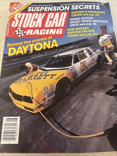 Stock car racing magazine - stock, june