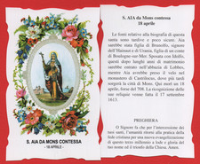 SANTINO S. AIA DA MONS CONTESSA SANTO DEL GIORNO 18°APRILE CON PREGHIERA