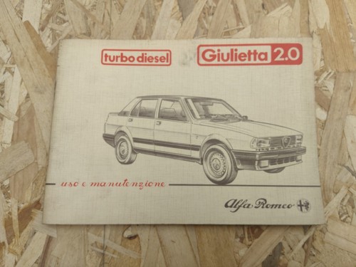 Uso manutenzione alfa romeo - manutenzione,