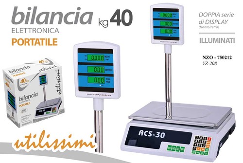 Bilancia elettronica doppia