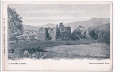 P00995 - CARTOLINA SANTO STEFANO D'AVETO - ROVINE DEL CASTELLO DORIA - p/nv