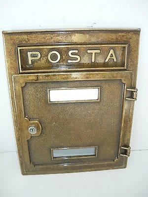 Cassetta postale ottone - postale,