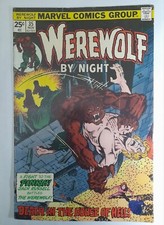 Werewolf by Night 35 Fine 1975.Cents cover.Jim Starlin cover.Cents copy.Marvel