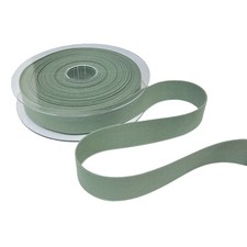 Nastro in VELLUTO DOPPIO 25 mm x 15 metri Colore 19 VERDE SALVIA 14XU