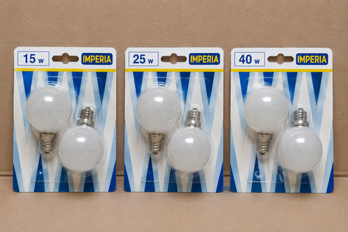 Lampadine sfera smerigliate - sfera,