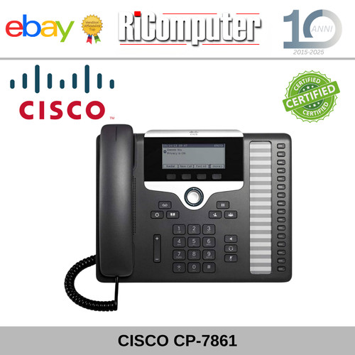 Telefono cisco 7861 - ip,