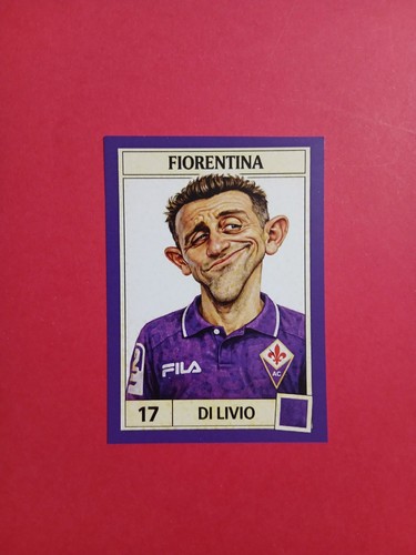 Figurina caricatura calciatori - figurina,