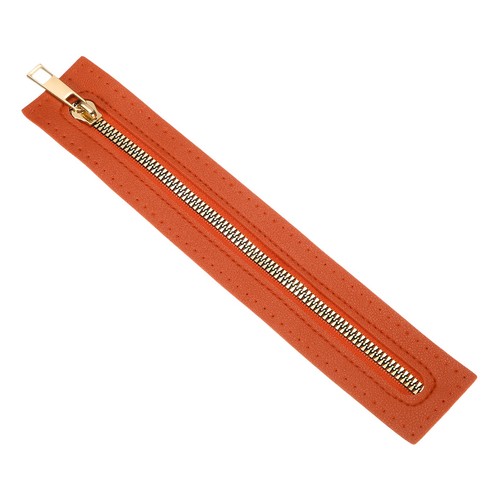 Leather zipper 25 - leather, 9.25