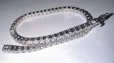 BRACCIALE TENNIS IN ORO BIANCO