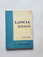 Lancia 2000 Berlina 1a serie 1971 manuale uso manutenzione originale