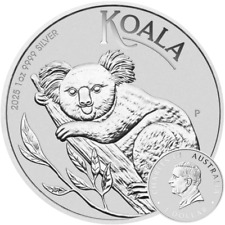 Koala 2025 moneta d'argento 1 oz argento Ag 999,9 Perth Mint Australia