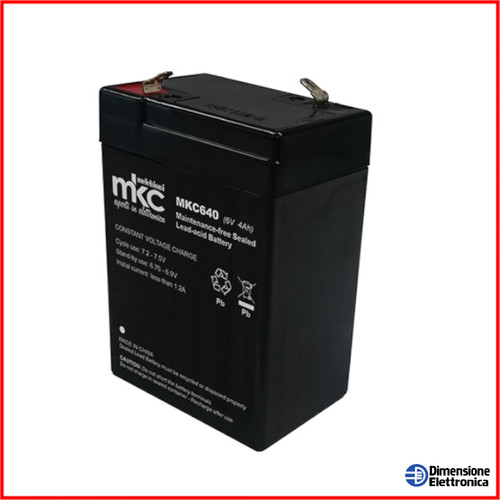 Batteria ricaricabile 4ah - 6v,