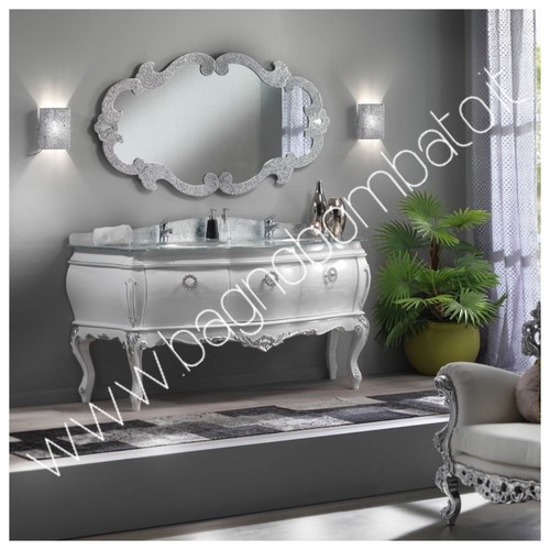 Mobile bagno bombato doppio - bagno,