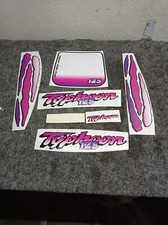 kit adesivi Gilera Typhoon 125cc grafiche decalcomania scritte rosa fucsia 90'