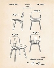 Sedia moderna Eames 1947