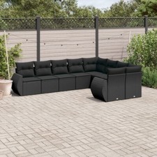 9-tlg. Garten-Sofagarnitur mit