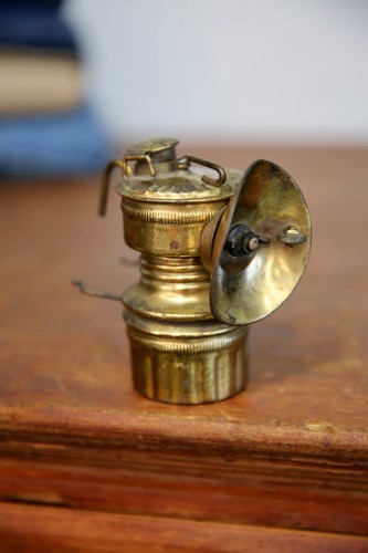Lampada testa lanterna - , ottone