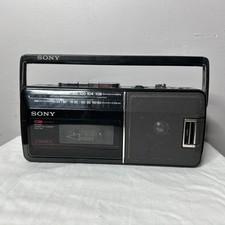 Registratore a cassette radio AM/FM vintage Sony - Boombox portatile CFM-10 - testato