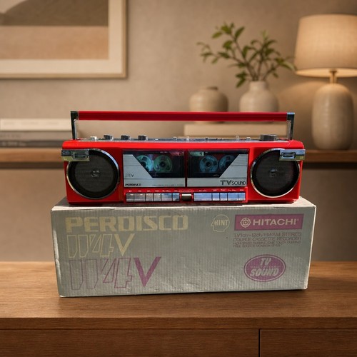Cassetta boombox hitachi - cassetta, w4v
