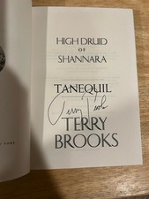 SIGNED Terry Brooks High Druid