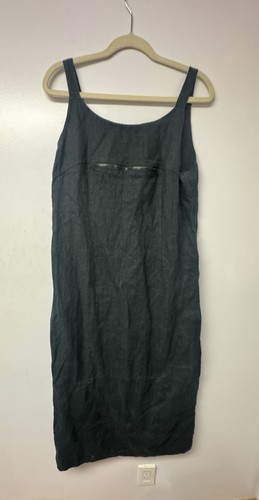 Maxi abito vintage lino nero