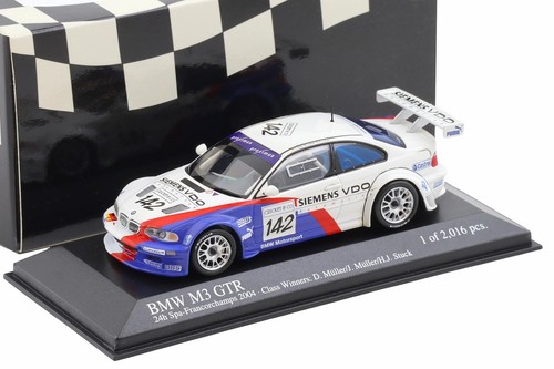 Minichamps bmw e46 gtr - 1:43, m3