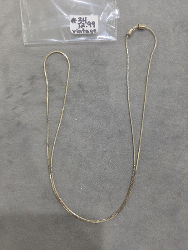 Collana tono oro catena