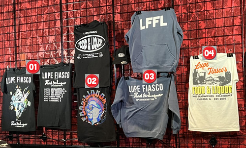 Shirt lupe fiasco food and - lupe,