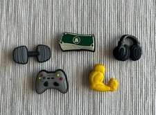 5 ciondoli CROC Jibbitz -