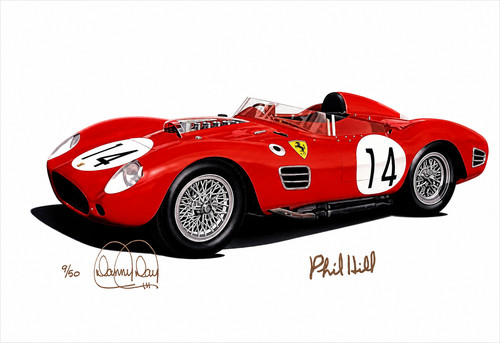 Ferrari testarossa autografata - testarossa,
