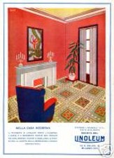 Trueb-soc.del LINOLEUM-casa-pavimento-poltrona-camino