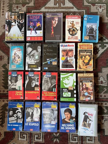 Vhs set videocassette - set,